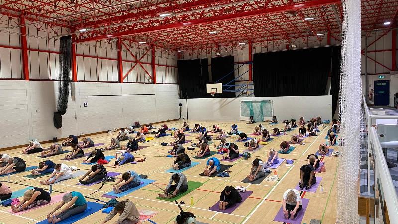 Celebrated International Day Of Yoga at Aberdeen